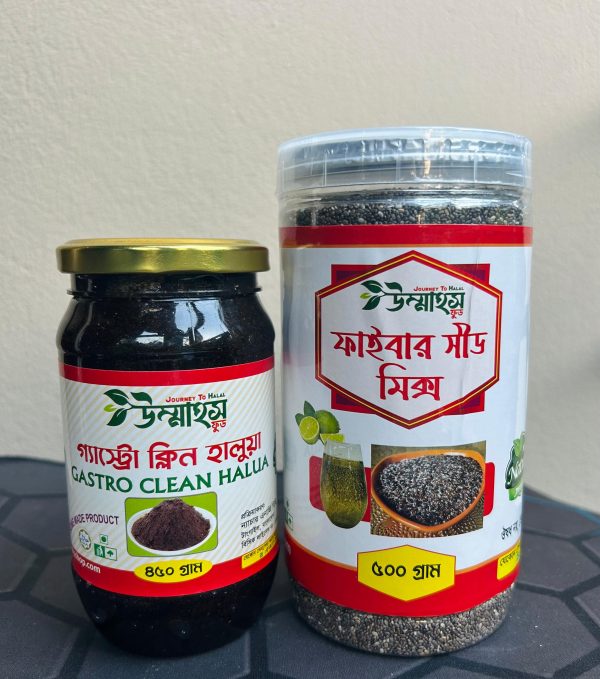 গ্যাস্ট্রো ক্লিন হালুয়া ৪৫০ গ্রাম + ফাইবার সিড ৫০০ গ্রাম